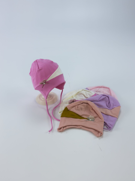 Шапка Тамара Цветок дев. 2-3 (микс)